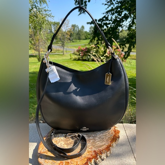 Coach Nomad Hobo Black Glovetanned Leather 36026 NWT - Picture 13 of 15